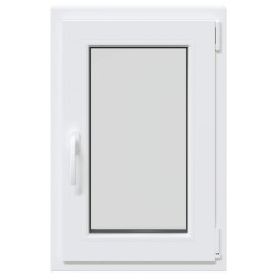 Fenêtre de sous-sol RISOR Blanc 50 x 75 cm PVC et verre 552034552034