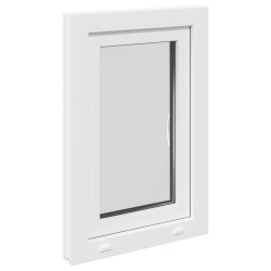 Fenêtre de sous-sol RISOR Blanc 50 x 75 cm PVC et verre 552034552034