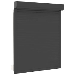 Store Roulant Anthracite 120 x 150 cm Aluminium et Polyuréthane 552035552035