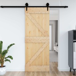 Porte NARVIK Naturel 95 x 210 cm Bois de pin massif 552036552036