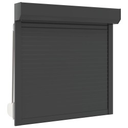 Store Roulant Anthracite 100 x 100 cm Aluminium et Polyuréthane 552043552043