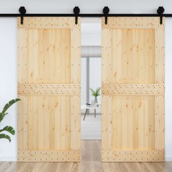 Porte NARVIK Naturel 100 x 210 cm Bois de pin massif 552055552055