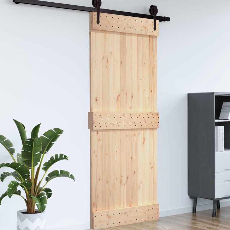Porte NARVIK Naturel 100 x 210 cm Bois de pin massif 552065552065