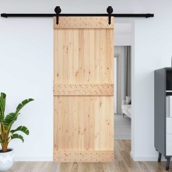 Porte NARVIK Naturel 100 x 210 cm Bois de pin massif 552065552065