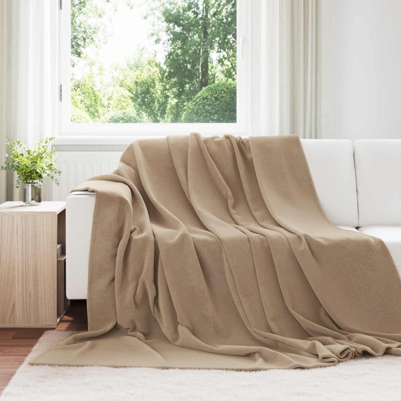 Couvertures à jeter 6 pcs Camel 240 x 270 cm Toison 552074552074