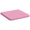 Coussins de siège 4 pcs Rose 40 x 40 x 3 cm tissu 552083552083