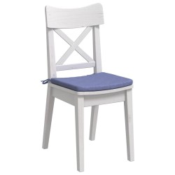 Coussins de siège 4 pcs Bleu denim 40 x 40 x 3 cm tissu 552084552084
