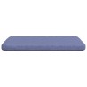 Coussins de siège 4 pcs Bleu denim 40 x 40 x 3 cm tissu 552084552084