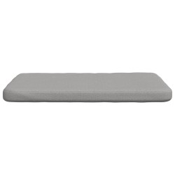 Coussins de siège 4 pcs Gris nuage 40 x 40 x 3 cm tissu 552085552085