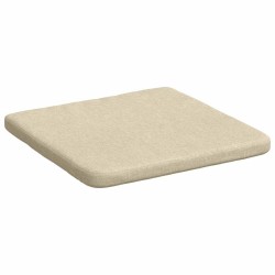 Coussins de siège 4 pcs Crème 40 x 40 x 3 cm tissu 552089552089