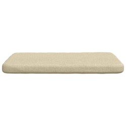 Coussins de siège 4 pcs Crème 40 x 40 x 3 cm tissu 552089552089