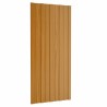 Panneau de toiture 12 pcs Naturel 100 x 45 cm Acier galvanisé 552091552091