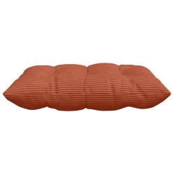 Coussins de siège 4 pcs Rouge orange 40 x 40 x 6 cm 552092552092