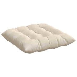 Coussins de siège 4 pcs Beige 40 x 40 x 6 cm Microfibre 552095552095
