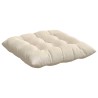 Coussins de siège 4 pcs Beige 40 x 40 x 6 cm Microfibre 552095552095