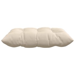 Coussins de siège 4 pcs Beige 40 x 40 x 6 cm Microfibre 552095552095