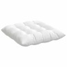 Coussins de siège 4 pcs Blanc 40 x 40 x 6 cm tissu 552096552096
