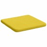 Coussins de siège 4 pcs Jaune clair 40 x 40 x 3 cm tissu 552098552098