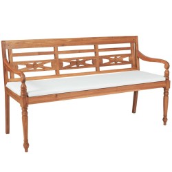 Banc Batavia avec coussin 150 cm Teck 552100552100