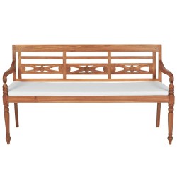 Banc Batavia avec coussin 150 cm Teck 552100552100