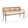 Banc Batavia avec coussin 150 cm Teck 552100552100