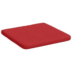 Coussins de siège 4 pcs Rouge 40 x 40 x 3 cm tissu 552101552101