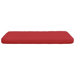 Coussins de siège 4 pcs Rouge 40 x 40 x 3 cm tissu 552101552101