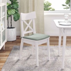 Coussins de siège 4 pcs Gris clair 40 x 40 x 3 cm Velours 552113552113