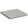Coussins de siège 4 pcs Gris clair 40 x 40 x 3 cm Velours 552113552113