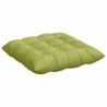 Coussins de siège 4 pcs Vert clair 40 x 40 x 6 cm tissu 552114552114