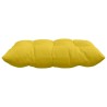 Coussins de siège 4 pcs Jaune clair 40 x 40 x 6 cm tissu 552115552115