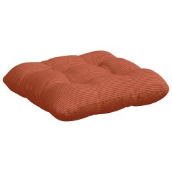 Coussins de siège 4 pcs Rouge orange 40 x 40 cm 552117552117