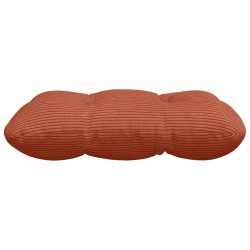 Coussins de siège 4 pcs Rouge orange 40 x 40 cm 552117552117