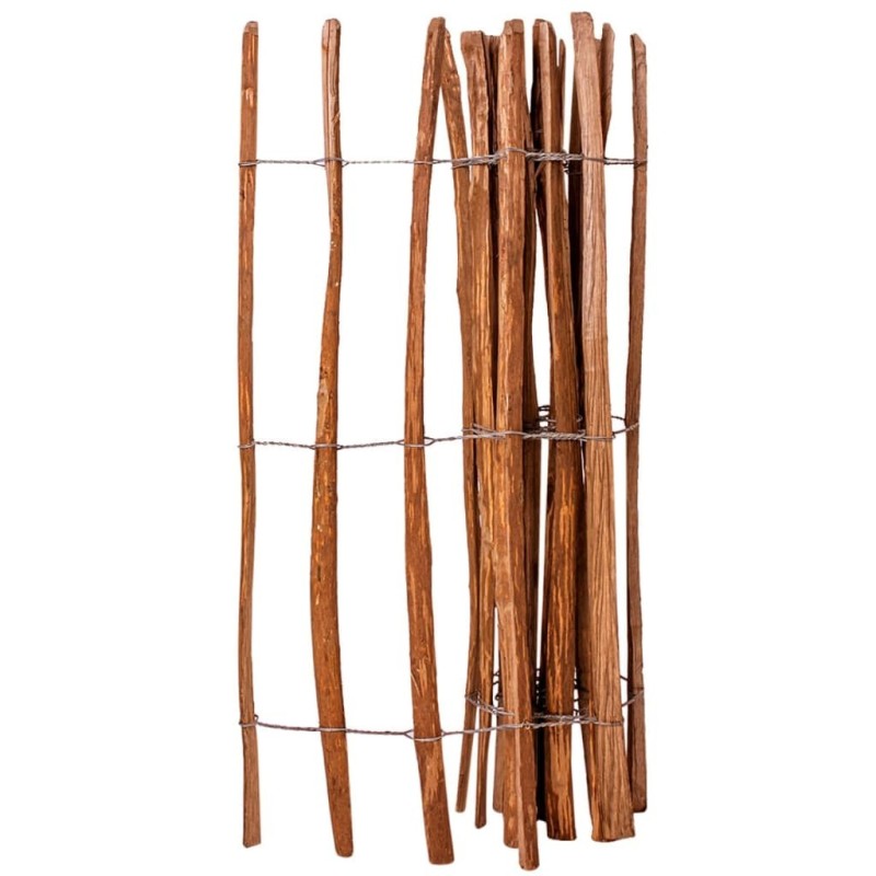 Clôture à piquets Bois de noisetier 120x250 cm 552119552119