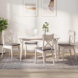 Coussins de siège 4 pcs Taupe 40 x 40 x 3 cm tissu 552121552121