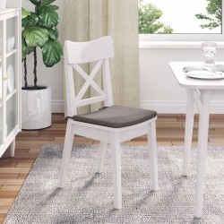Coussins de siège 4 pcs Taupe 40 x 40 x 3 cm tissu 552121552121