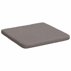 Coussins de siège 4 pcs Taupe 40 x 40 x 3 cm tissu 552121552121