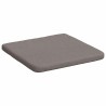 Coussins de siège 4 pcs Taupe 40 x 40 x 3 cm tissu 552121552121