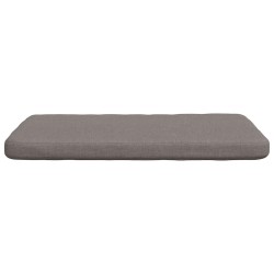 Coussins de siège 4 pcs Taupe 40 x 40 x 3 cm tissu 552121552121