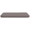 Coussins de siège 4 pcs Taupe 40 x 40 x 3 cm tissu 552121552121