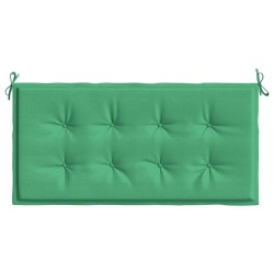Coussin de banc de jardin vert 100x50x3 cm tissu oxford 552123552123