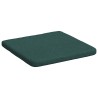 Coussins de siège 4 pcs Vert foncé 40 x 40 x 3 cm tissu 552124552124
