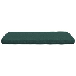 Coussins de siège 4 pcs Vert foncé 40 x 40 x 3 cm tissu 552124552124