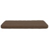 Coussins de siège 4 pcs Marron 40 x 40 x 3 cm tissu 552125552125