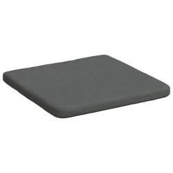 Coussins de siège 4 pcs Gris foncé 40 x 40 x 3 cm tissu 552128552128