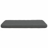 Coussins de siège 4 pcs Gris foncé 40 x 40 x 3 cm tissu 552128552128
