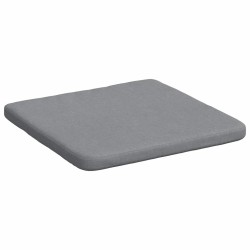 Coussins de siège 4 pcs Gris clair 40 x 40 x 3 cm tissu 552129552129