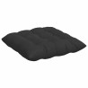Coussins de siège 4 pcs Noir 40 x 40 x 6 cm Microfibre 552134552134