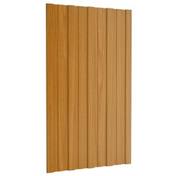 Panneau de toiture 36 pcs Naturel 80 x 45 cm Acier galvanisé 552135552135