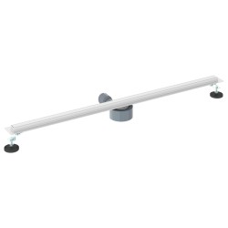 Évacuation de douche à 360° avec modèle slim Argenté 100 cm 552137552137